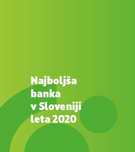 SKB Bank awarded as »Best Bank in Slovenia for the year 2020«